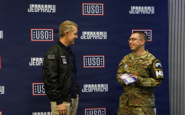 Jeopardy! crew visits Camp Bonifas as a part of the USO tour