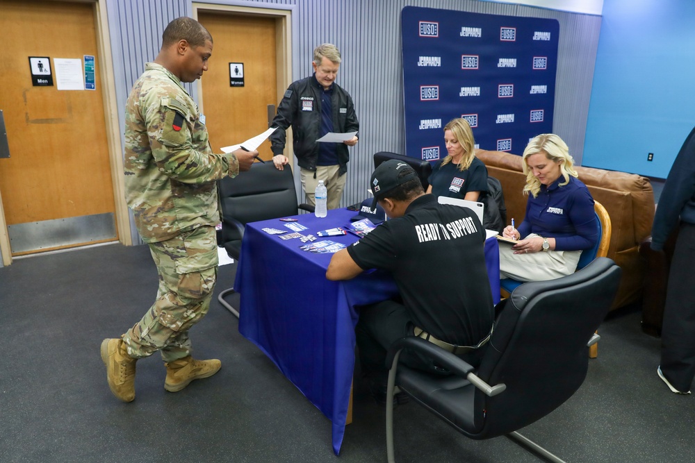 Jeopardy! crew visits Camp Bonifas as a part of the USO tour
