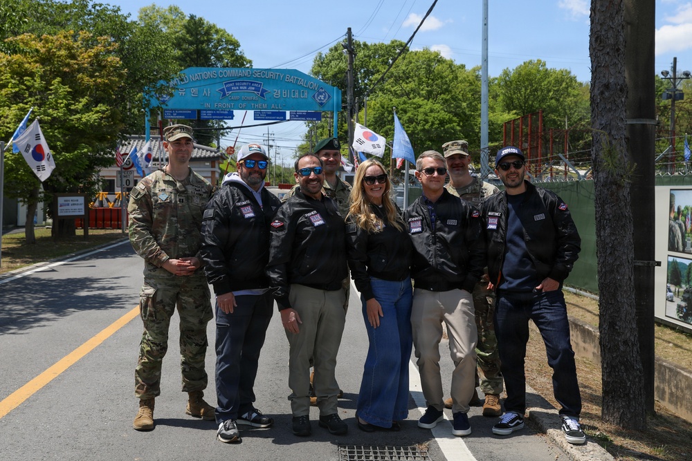 Jeopardy! crew visits Camp Bonifas as a part of the USO tour
