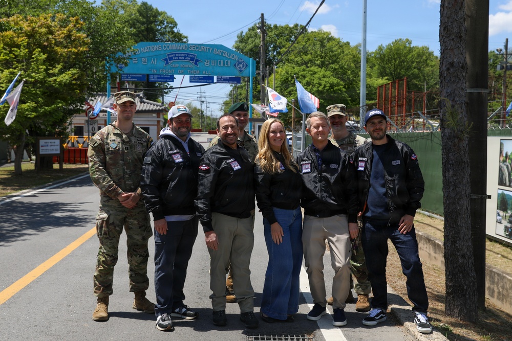 Jeopardy! crew visits Camp Bonifas as a part of the USO tour