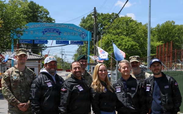 Jeopardy! crew visits Camp Bonifas as a part of the USO tour