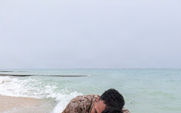 3rd Maintenance Battalion Conducts MCMAP Training on Torii Beach