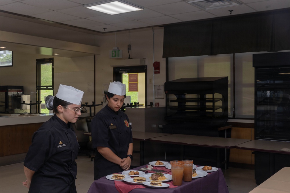 CLR 37 Marines Compete in Cooking Competition