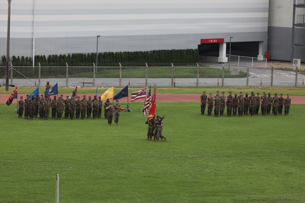 CLR-37 Change of Command Ceremony