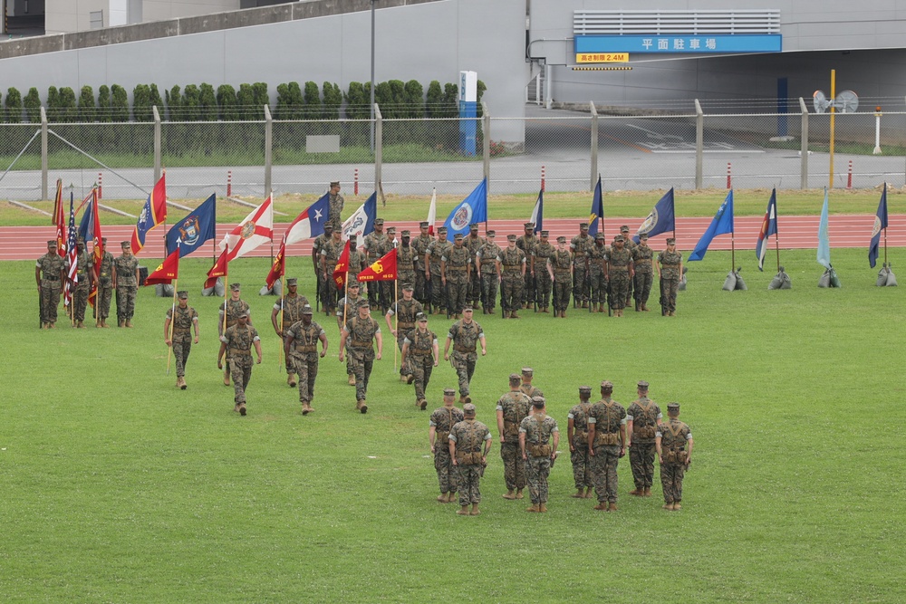 CLR-37 Change of Command Ceremony