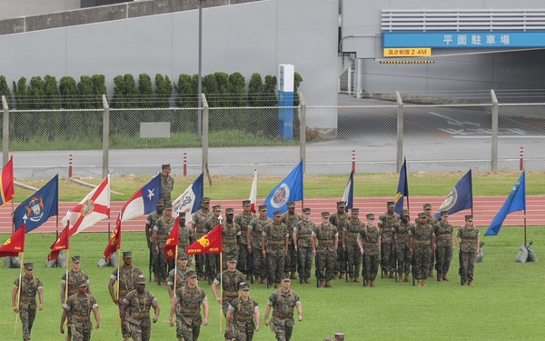CLR-37 Change of Command Ceremony