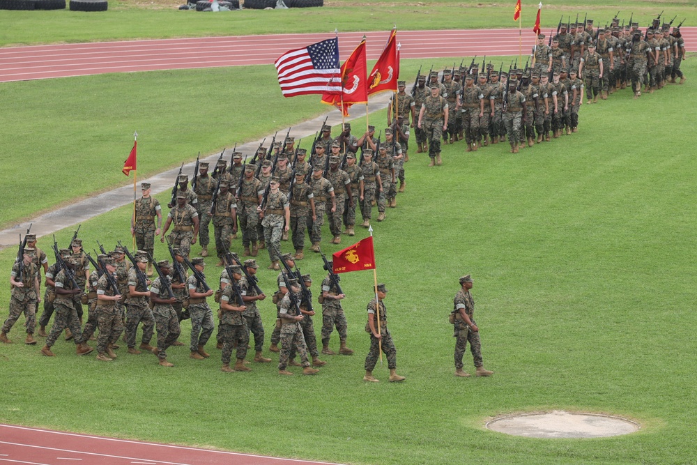 CLR-37 Change of Command Ceremony
