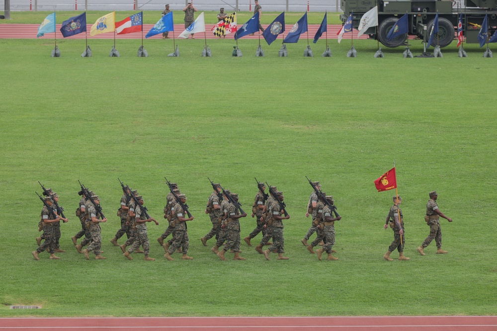 CLR-37 Change of Command Ceremony