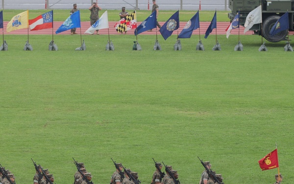 CLR-37 Change of Command Ceremony