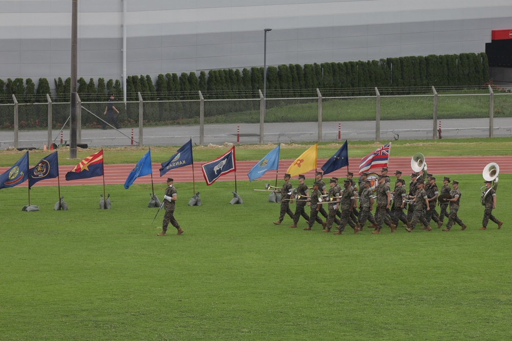 CLR-37 Change of Command Ceremony