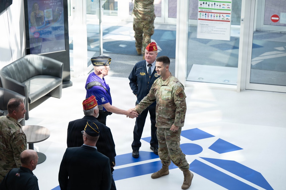 American Legion National Commander visits RAF Lakenheath