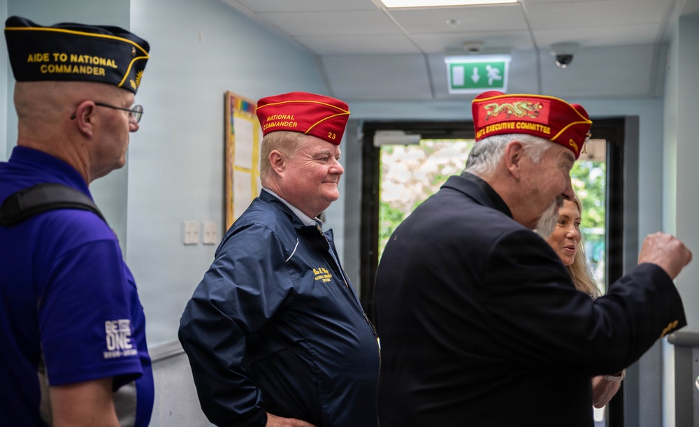 American Legion National Commander visits RAF Lakenheath