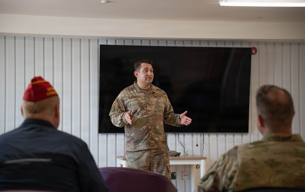 American Legion National Commander visits RAF Lakenheath