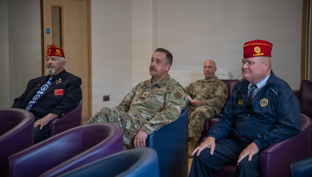 American Legion National Commander visits RAF Lakenheath