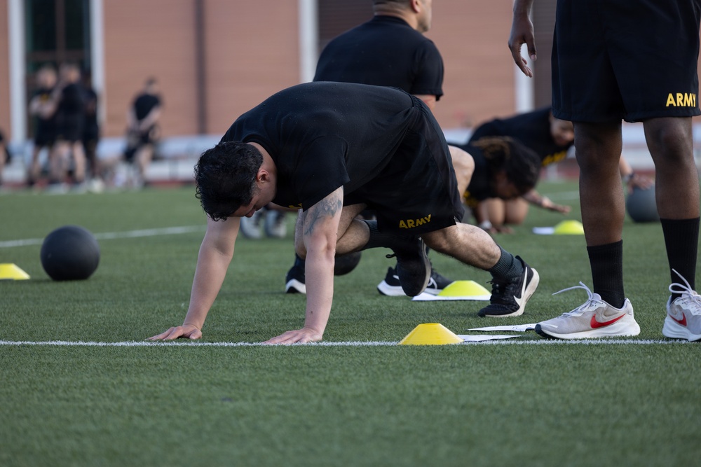 SETAF-AF NCOs conduct physical readiness training