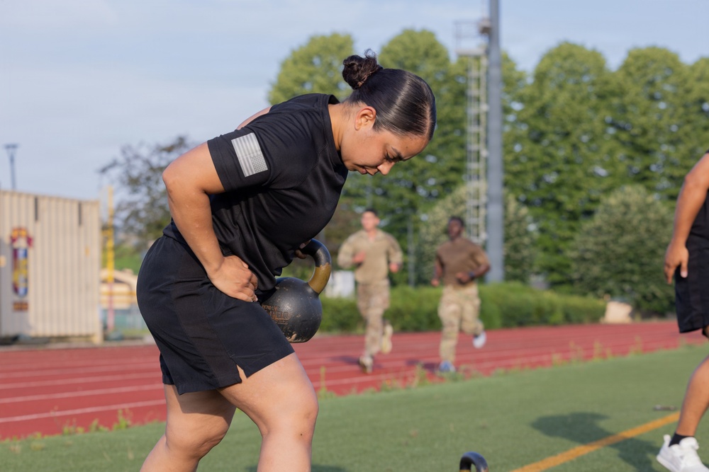 SETAF-AF NCOs conduct physical readiness training