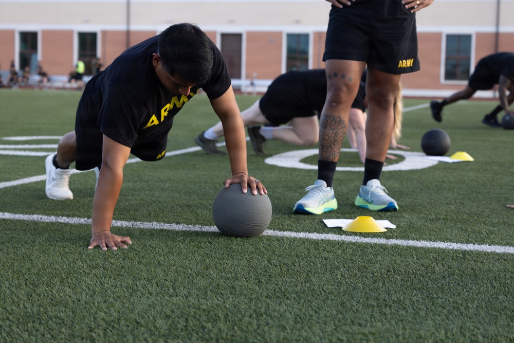 SETAF-AF NCOs conduct physical readiness training