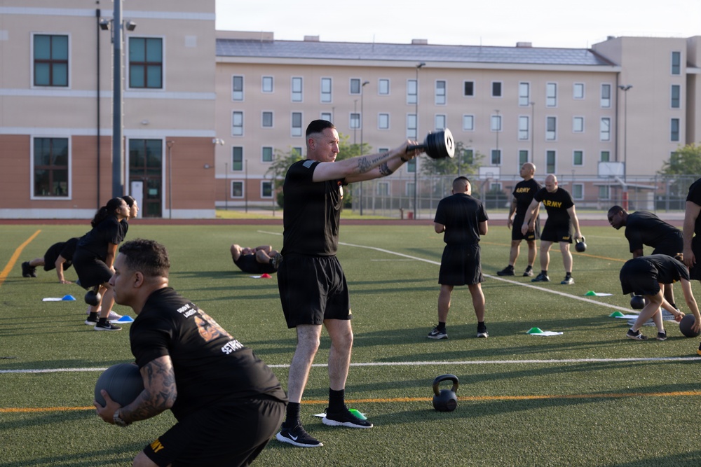 SETAF-AF NCOs conduct physical readiness training