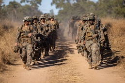 Southern Jackaroo 26: MRF-D Marines participate in opening ceremony