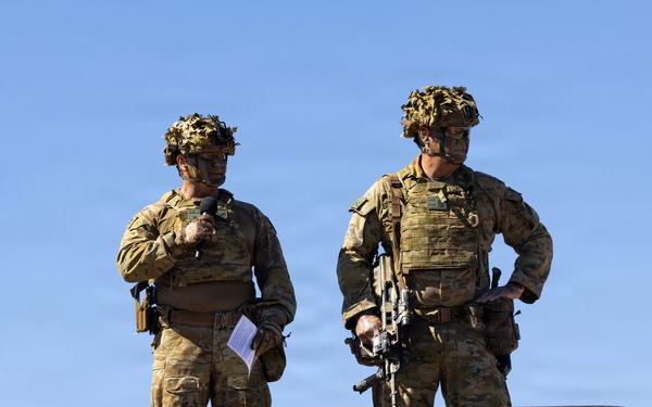 Southern Jackaroo 26: MRF-D Marines participate in opening ceremony