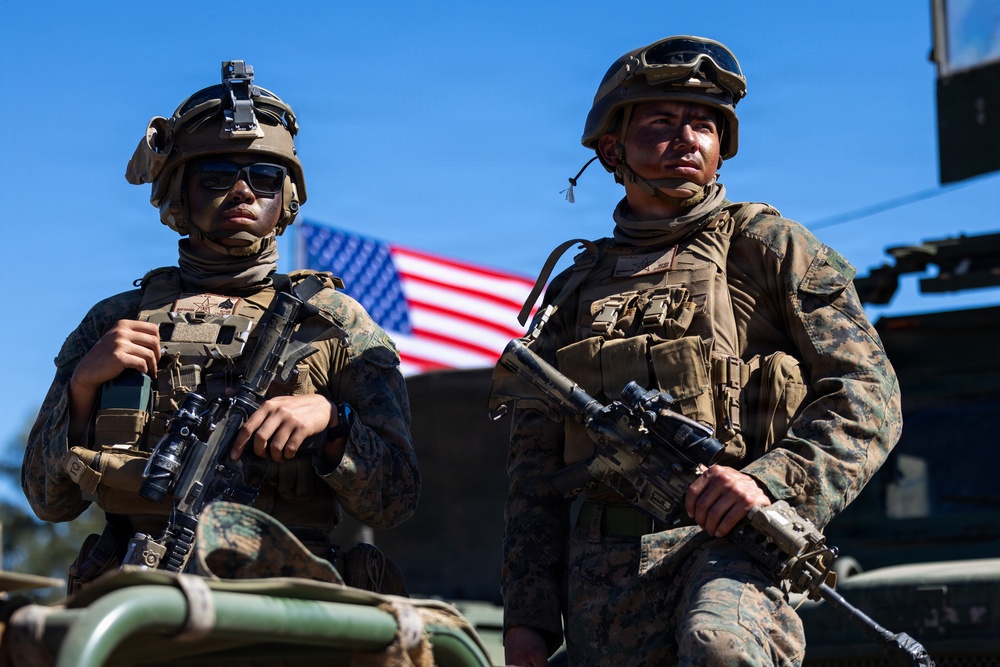 Southern Jackaroo 26: MRF-D Marines participate in opening ceremony