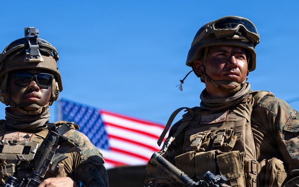 Southern Jackaroo 26: MRF-D Marines participate in opening ceremony