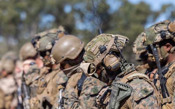 Southern Jackaroo 26: MRF-D Marines participate in opening ceremony