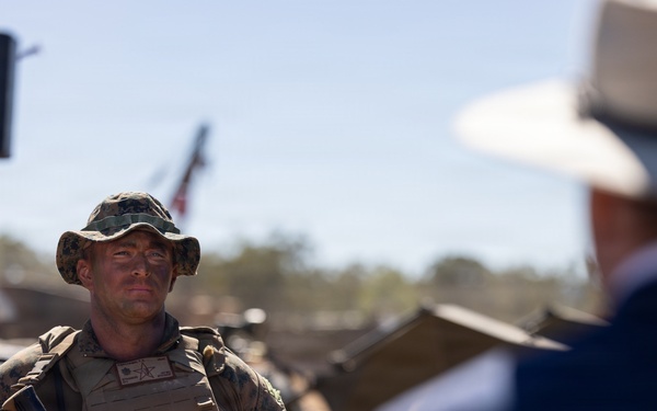 Southern Jackaroo 26: MRF-D Marines participate in opening ceremony