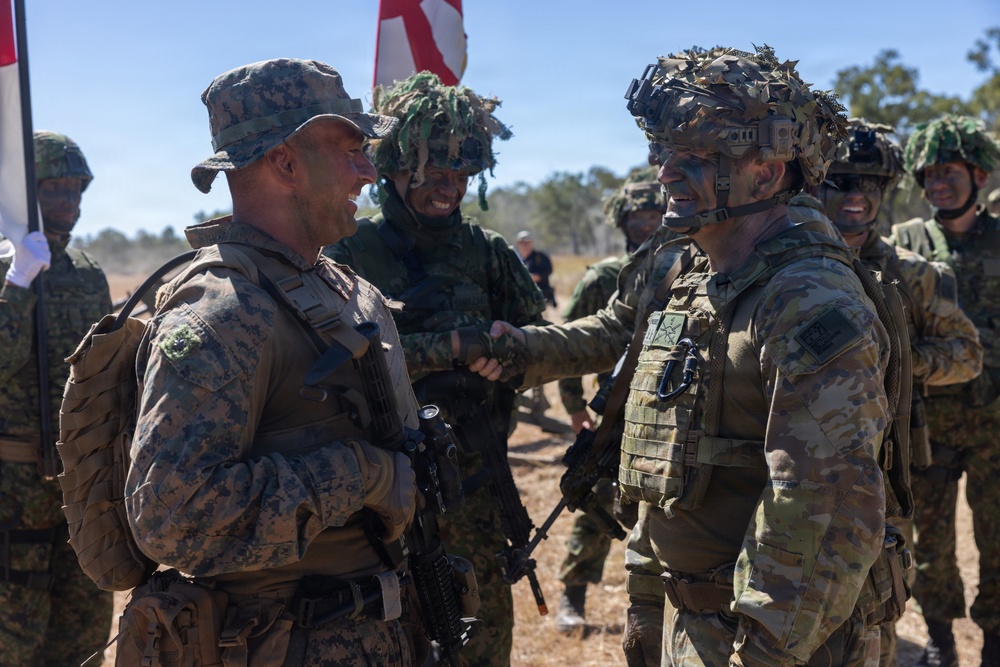 Southern Jackaroo 26: MRF-D Marines participate in opening ceremony