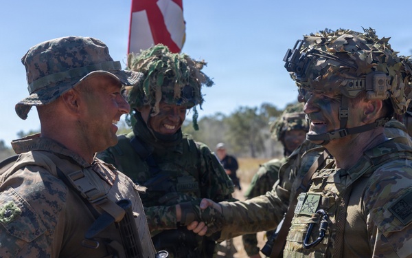 Southern Jackaroo 26: MRF-D Marines participate in opening ceremony