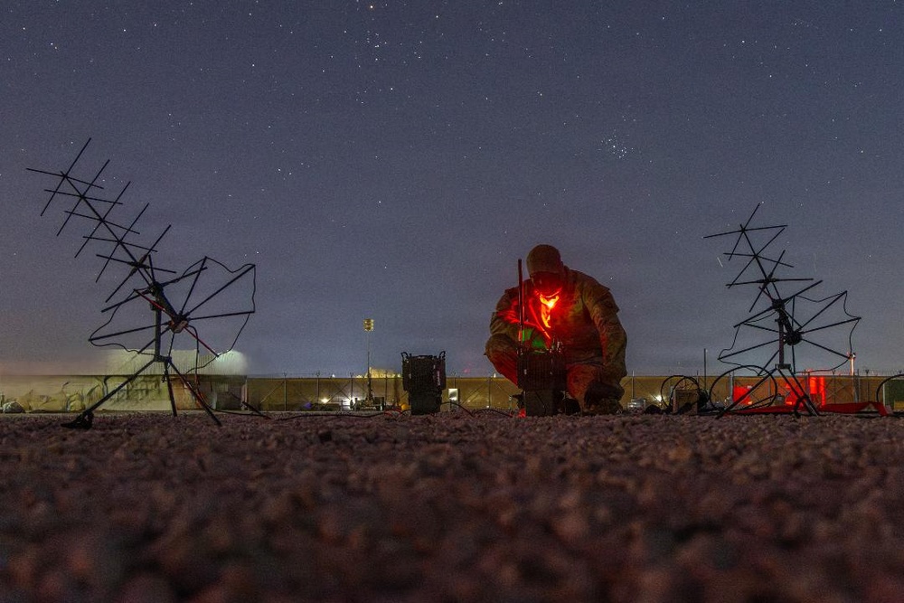 U.S. Army Soldiers Conduct Operations in the Middle East