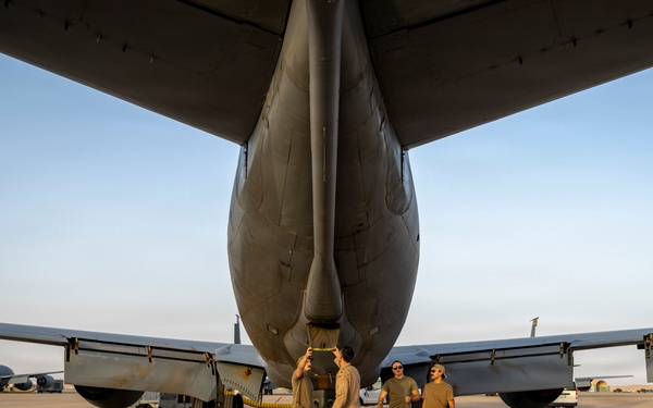 KC-135 Stratotanker supports CENTCOM F-35 operations