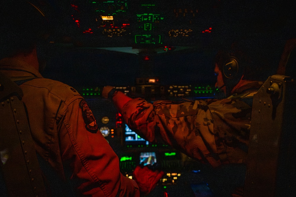 KC-135 Stratotanker supports CENTCOM F-35 operations