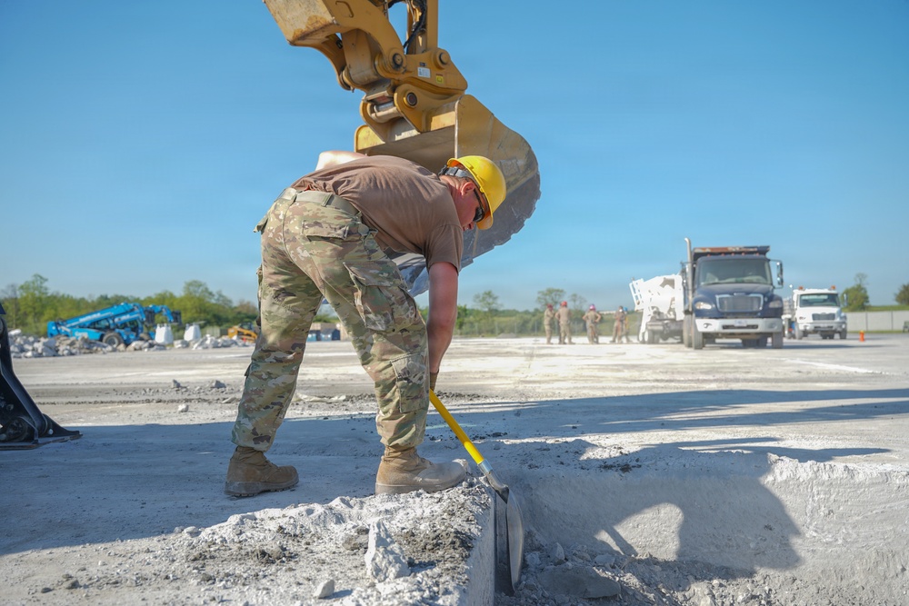 193rd SOW Airmen conduct Rapid Airfield Damage Recovery training