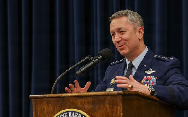 Indoor Evening Parade in honor of Chairman of the Joint Chiefs of Staff