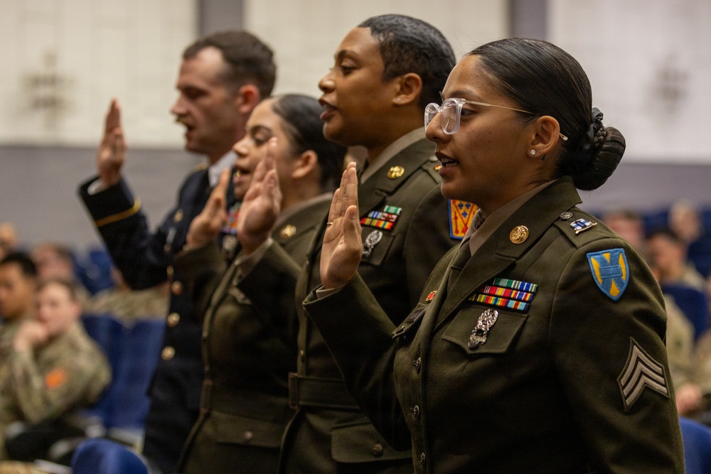 21st TSC NCO Induction Ceremony