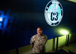 U.S. Air Force Master Sgt. Haley Sloan, Air Force Mortuary Affairs Operations Command, Control and Communication (C3) controller