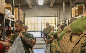 Delta Company Initial Gear and Uniform Issue