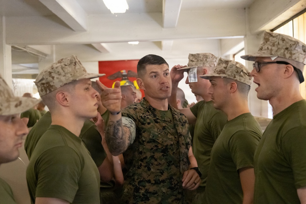 Delta Company Initial Gear and Uniform Issue