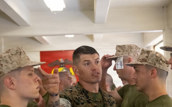 Delta Company Initial Gear and Uniform Issue