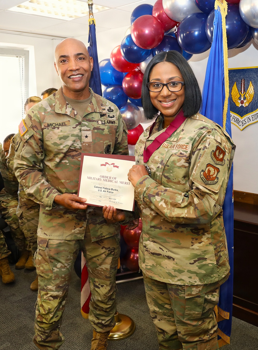 U.S. Air Force Colonel Felicia Burks Receives Order of Military Medical Merit Award