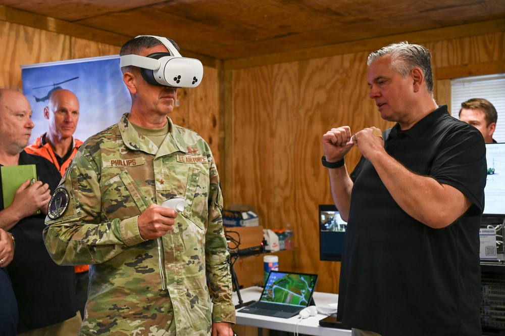 ACC/A6 hosts the Raptor Town Tactical Communications Demonstration: taking communication on the go