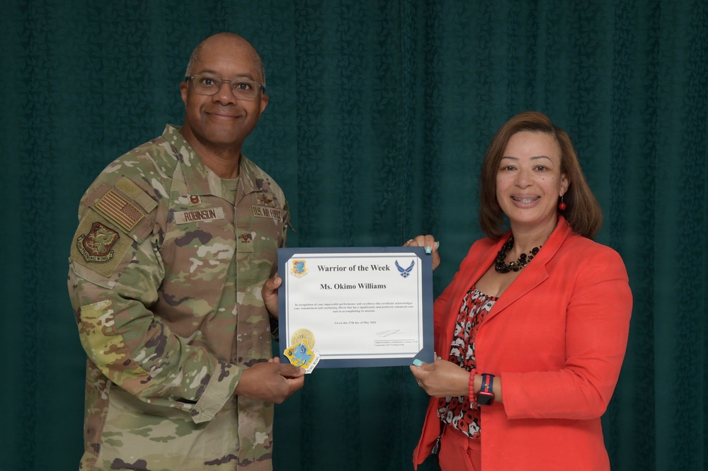 Warrior of the Week: Okimo Williams