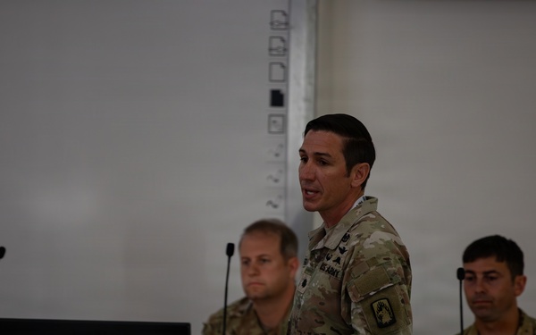 U.S. Armed Forces and Allied Armed Forces from 14 different NATO countries exchange Tactics, Techniques, and Procedures.