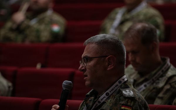 U.S. Armed Forces and Allied Armed Forces from 14 different NATO countries exchange Tactics, Techniques, and Procedures.