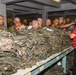 U.S. Marine Officer Candidates with OCS conduct Initial Uniform Issue