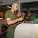 U.S. Marine Officer Candidates with OCS conduct Initial Uniform Issue