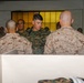 U.S. Marine Officer Candidates with OCS conduct Initial Uniform Issue