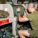 U.S. Marine Officer Candidates with OCS conduct Initial Uniform Issue
