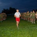 U.S. Marine Corps Officer Candidates with OCS conduct the Inventory PFT